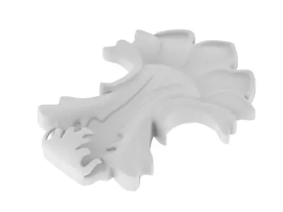 Cartouche Ornament 023 3D model