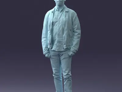 000028 Casual man 0818 3D model