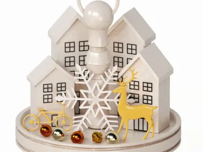 Christmas Decor Set 15 3D model