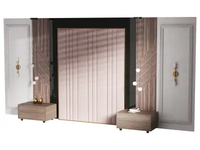Decorative Wall panel  45 3D model