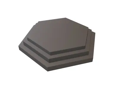 Podium Stage v3 002 Low-poly 3D model