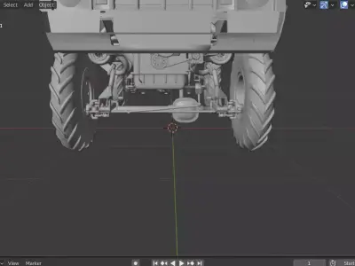 Toyota mud truck Free 3D model