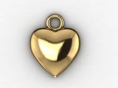 Heart3 Pendants 3D print model