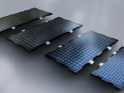 New Frame Solar Panel Collection 3D model