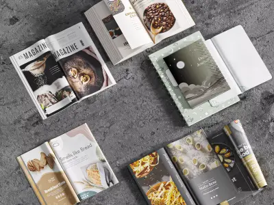 Magazine set 02 3D model