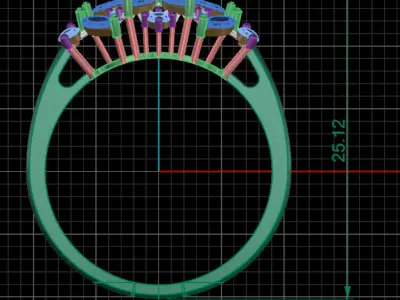 jewelry ring 275 3D print model