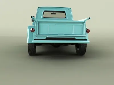 Jeep Gladiator Thriftside SJ Pickup 3D model