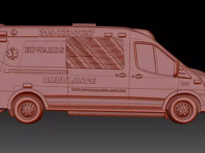 Ambulance 3D print model