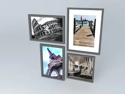 MIXED COMPOSITION 01 Free 3D model