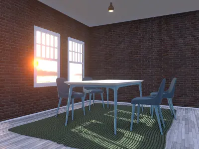 Simple room 3D model