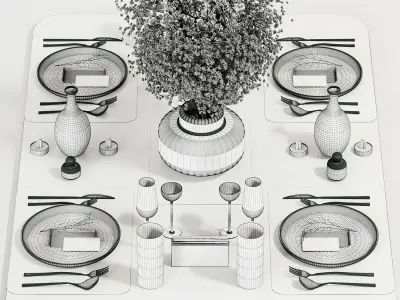 tableware 03 3D model