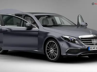 Mercedes E Class Exklusive 2017 3D model