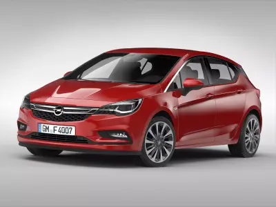 Opel Astra 2016 3D model