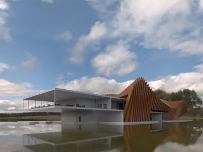 Revit Plants Exhibition  3D model