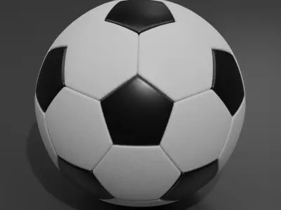 Soccer Ball 3D model 26