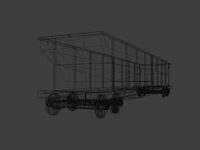 Coal Car Free 3D model