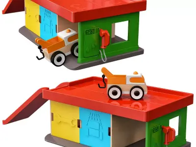 LILLABO Garage Ikea 3D model