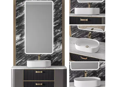 Luxury Bathroom 102 3D model