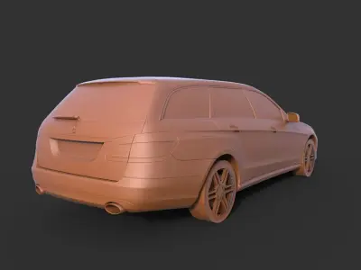 Mercedes-Benz E250 3D print model