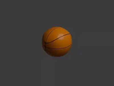 Bola basquete Free 3D model