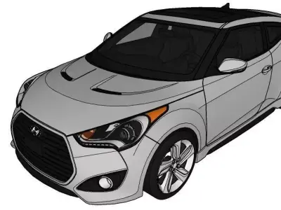 hyundai veloster Free 3D model