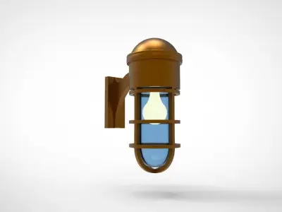 Marine Wall Light  2 3D model