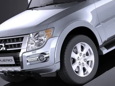 Mitsubishi Pajero Montero 2015 VRAY 3D model