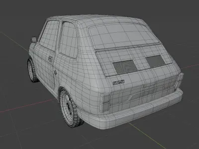 FIAT 126 3D model
