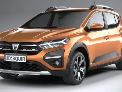 Dacia Sandero Stepway 2021 3D model