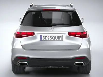 Mercedes-Benz GLS AMG Line 2024 3D model