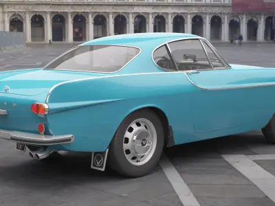 Old Volvo Car 3D model