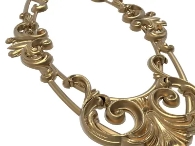 Carved Picture Frame 3D model 84