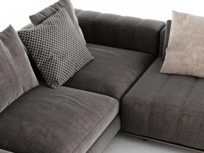 Freeman Sofa 09 3D model