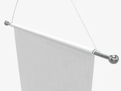 Medium wall pennant  3D model