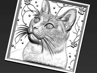 Cat A1 3D print model