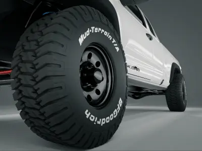 Toyota Tacoma 2018 Off Road Modified 3D model