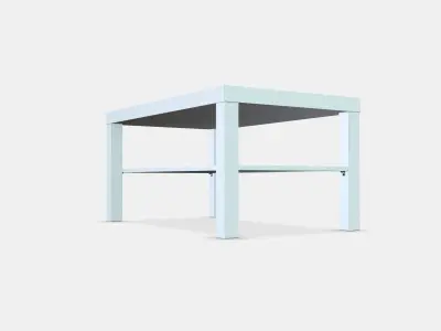 LACK Coffee table 1 Low-poly 3D model