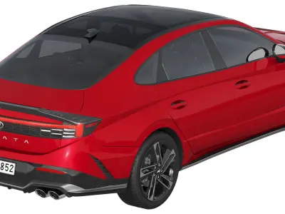 Hyundai Sonata N-Line 2024 3D model
