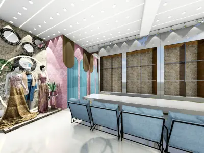 boutique  design Free 3D model