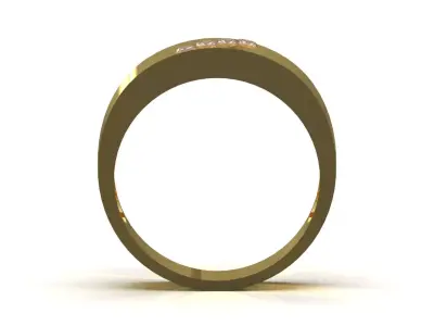 Men STL 3DM Wide Geometric Band model mr0303 3D print model