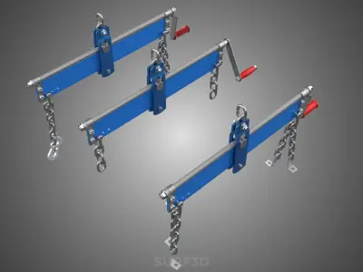 LEVELER BALANCER STABILIZER LOAD ENGINE HOIST CRANE SHOP RIGGING 3D model