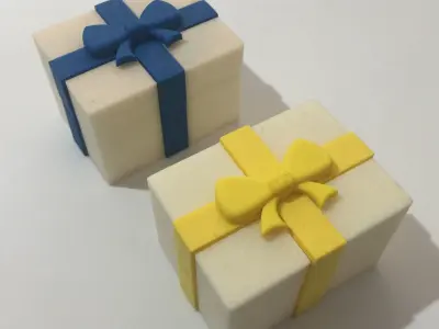 Giftwrapped Ring Box 3D print model