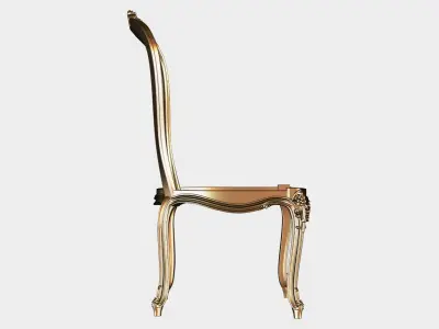 Carved chair  for cnc 19 3D model