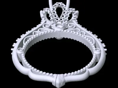 Verragio Ring 3D print model