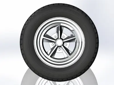Custom wheels Legendary Wheels LW69 for your scale model 3D print model