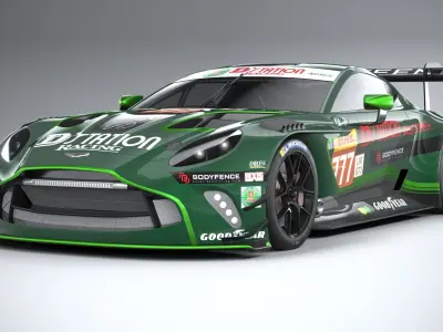 Aston Martin Vantage GT3 2023 3D model