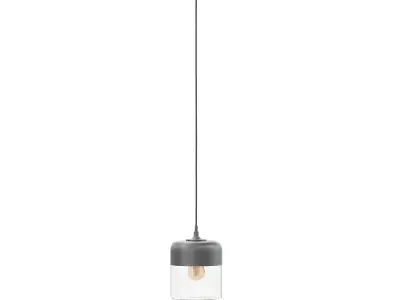 Black Hanging Lamp 3D Model 3D model