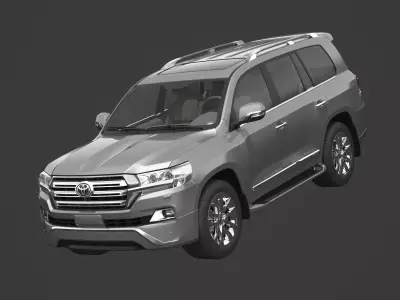 Toyota Land Cruiser VXR 2016 3D model