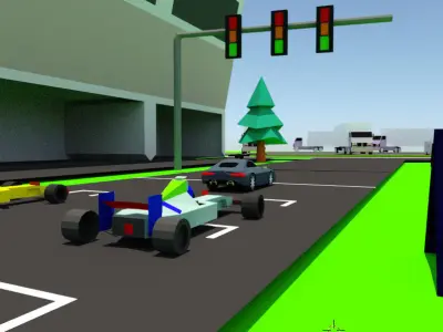 low poly formaula 1 car racer apk Low-poly 3D model