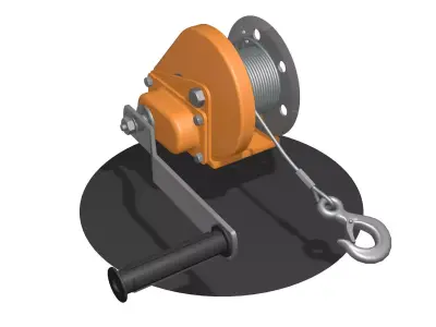 WINCH CAR for SUVs and ATV R3 3D model